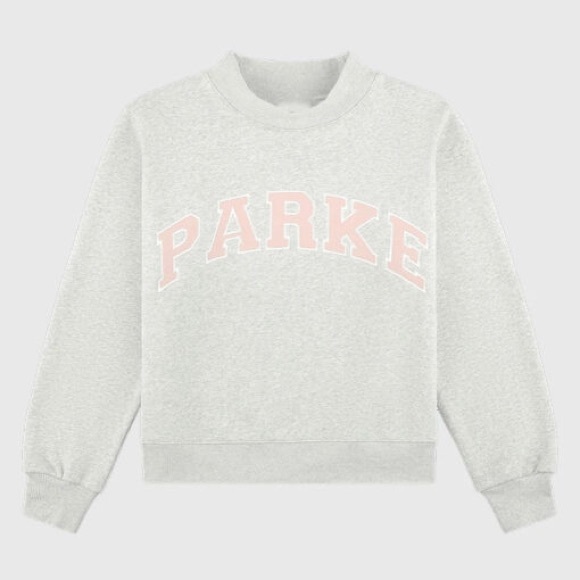 Parke Women's Heather Gray Mockneck Sweatshirt